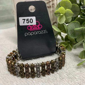 Paparazzi		Copper Brass & Silver	Rise With the Sun Bracelet